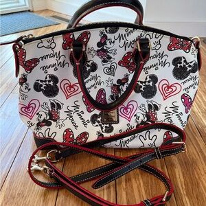 Dooney & Bourke Disney Minnie Mouse Hearts & Bows Satchel